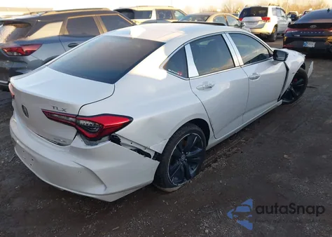 2021 Acura Tlx Technology Package z USA, uszkodzony, nr VIN 19UUB6F44MA004630